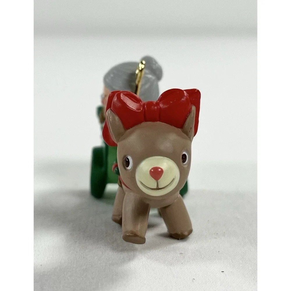Vintage 1994‎ Hallmark Keepsake Niece Christmas Ornament Mrs Claus Reindeer Box
